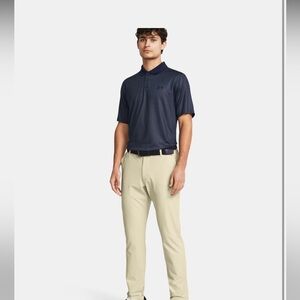 NWT UNDER ARMOUR Drive Silt Golf Pants Slacks Tapered 38/32 $85
